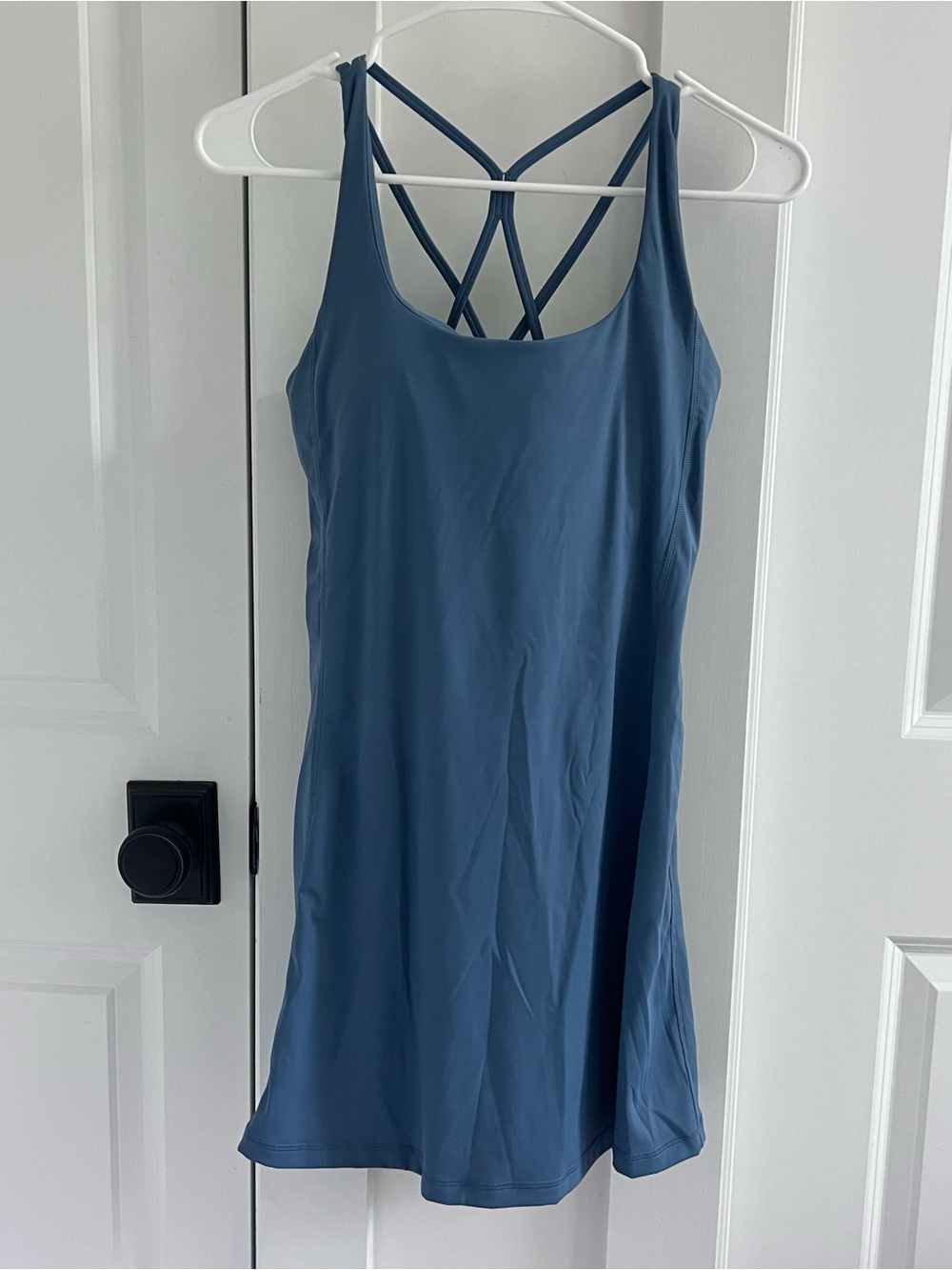 Blue Strappy Athletic Dress